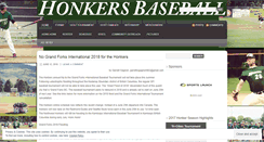 Desktop Screenshot of honkersbaseball.com